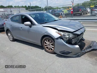 2016 Mazda 3 i Sport z VIN JM1BM1U78G1311190, wystawiony jako IAAI lot #42277252 z przebiegiem 237 392 mil mil oraz . Historia ofert i sprzedaży dostępna na DreamBid. Obrazek 1.