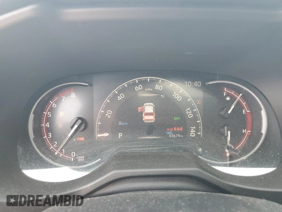 2023 Toyota RAV4 XLE with VIN 2T3P1RFV2PW396215, listed as a Copart auction lot 63398445 with 43,679 mi miles and Salvage title. Bid and sale history available at DreamBid. Image 9.
