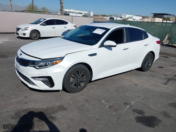 2020 Kia Optima LX with VIN 5XXGT4L38LG382915, listed as a IAAI auction lot 42015096 with 157,483 mi miles. Bid and sale history available at carsss.com. Image 2.