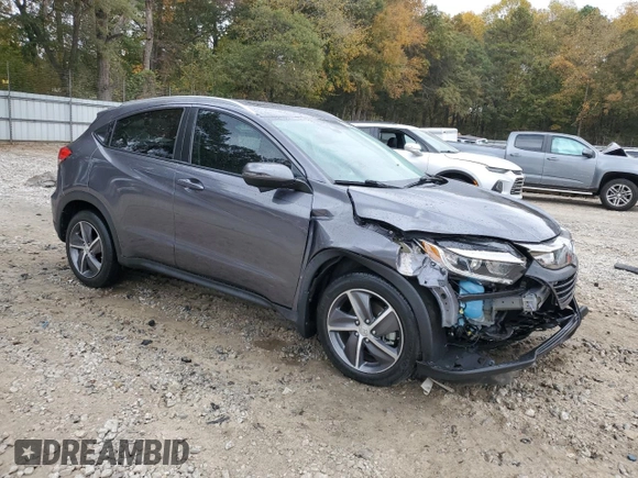 2021 Honda HR-V EX-L with VIN 3CZRU5H79MM729251, listed as a Copart auction lot 77986954 with 58,007 mi miles and Salvage Title. Bid and sale history available at carsss.com. Image 4.
