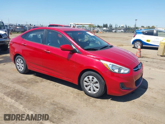 2015 Hyundai Accent GLS with VIN KMHCT4AE6FU817654, listed as a IAAI auction lot 42033692 with 134,335 mi miles and . Bid and sale history available at carsss.com. Image 1.