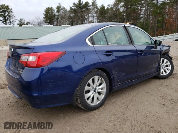 2017 Subaru Legacy with VIN 4S3BNAB64H3048709, listed as a Copart auction lot 37892023 with 87,262 mi miles. Bid and sale history available at carsss.com. Image 3.
