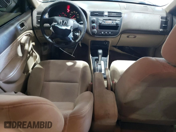 2004 Honda Civic VP with VIN 1HGES16334L015427, listed as a Copart auction lot 55235815 with 183,744 mi miles and Salvage title. Bid and sale history available at DreamBid. Image 8.