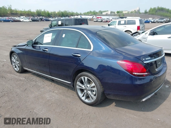 2021 Mercedes-Benz C 300 with VIN W1KWF8DB4MR631537, listed as a IAAI auction lot 42435864 with 11,807 mi miles and . Bid and sale history available at DreamBid. Image 3.