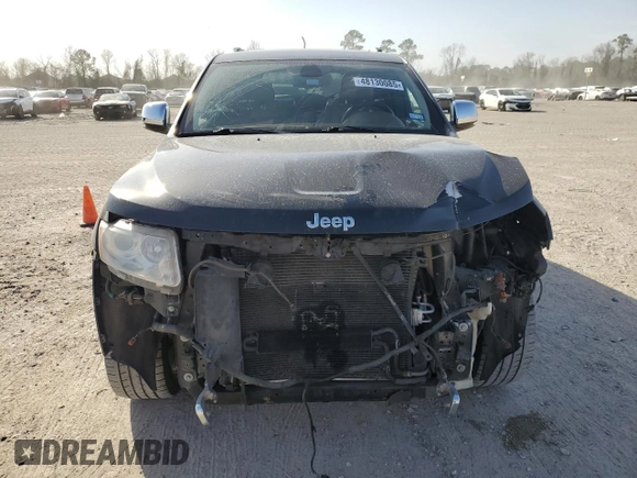 2012 Jeep Grand Cherokee Overland with VIN 1C4RJECT5CC362819, listed as a Copart auction lot 48130085 with 107,350 mi miles and Salvage Title. Bid and sale history available at carsss.com. Image 5.