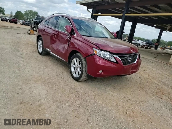 2010 Lexus RX 350 with VIN 2T2ZK1BA9AC012910, listed as a Copart auction lot 51829595 with 138,880 mi miles and Salvage Title. Bid and sale history available at carsss.com. Image 12.