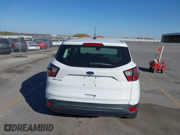 2017 Ford Escape S with VIN 1FMCU0F70HUC04674, listed as a IAAI auction lot 40598472 with 125,198 mi miles. Bid and sale history available at carsss.com. Image 16.