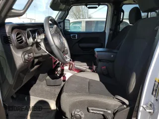 2021 Jeep Wrangler Unlimited Sport Altitude with VIN 1C4HJXDG2MW507355, listed as a Copart auction lot 45525405 with 22,511 mi miles and Salvage Title. Bid and sale history available at carsss.com. Image 7.