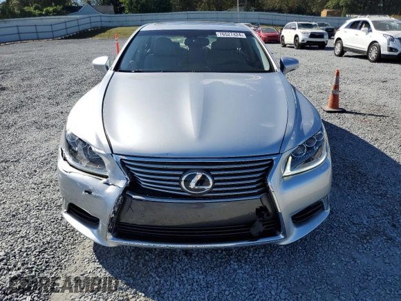 2014 Lexus LS 460 L z VIN JTHGL5EF2E5052609, wystawiony jako Copart lot #76527424 z przebiegiem 104 932 mil mil oraz Szkoda całkowita • Salvage title. Historia ofert i sprzedaży dostępna na DreamBid. Obrazek 5.