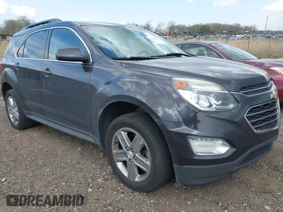 2016 Chevrolet Equinox LT with VIN 2GNALCEK1G6180802, listed as a IAAI auction lot 42156712 with 143,993 mi miles and . Bid and sale history available at carsss.com. Image 1.