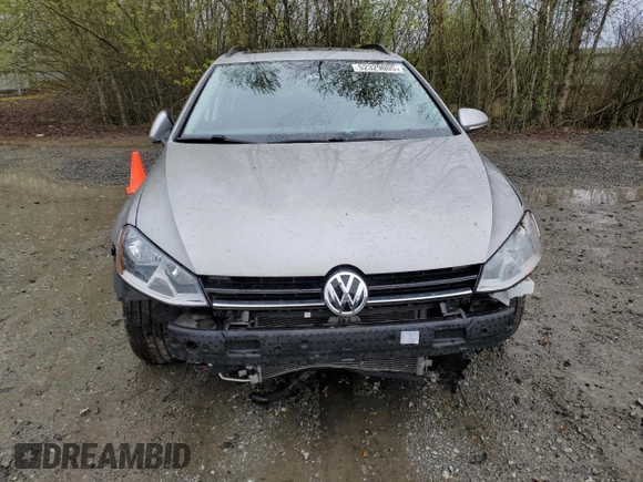 2017 Volkswagen Golf SportWagen S with VIN 3VWC17AU6HM539006, listed as a Copart auction lot 52329005 with 13,731 mi miles and Salvage Title. Bid and sale history available at carsss.com. Image 5.