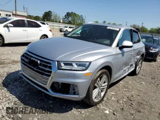 2018 Audi Q5 Premium Plus with VIN WA1BNAFY7J2008173, listed as a Copart auction lot 48298624 with 86,486 mi miles and Salvage Title. Bid and sale history available at carsss.com. Image 1.