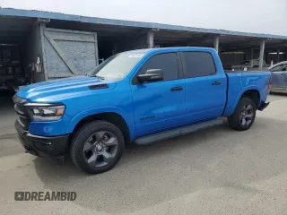 2023 Ram 1500 Big Horn with VIN 1C6RRFFG6PN561182, listed as a Copart auction lot 54574125 with 41,042 mi miles and Salvage title. Bid and sale history available at DreamBid. Image 1.