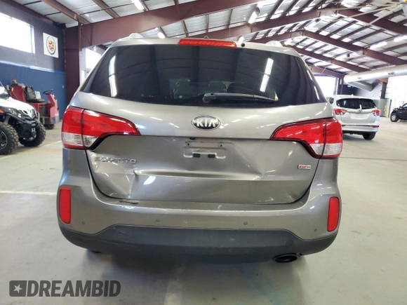 2014 Kia Sorento LX with VIN 5XYKT3A62EG488745, listed as a Copart auction lot 54471455 with 148,075 mi miles and Clean Title. Bid and sale history available at carsss.com. Image 6.