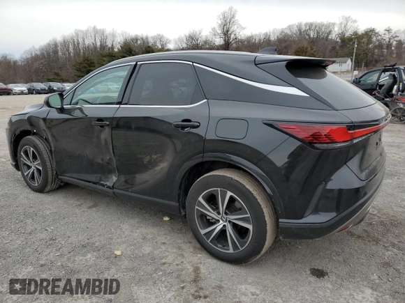 2023 Lexus RX with VIN 2T2BAMCA7PC025247, listed as a Copart auction lot 43872945 with 31,706 mi miles and Salvage Title. Bid and sale history available at carsss.com. Image 2.