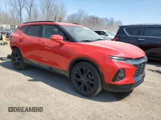 2020 Chevrolet Blazer RS z VIN 3GNKBKRS2LS718527, wystawiony jako Copart lot #53258935 z przebiegiem 65 996 mil mil oraz Szkoda całkowita • Salvage title. Historia ofert i sprzedaży dostępna na DreamBid. Obrazek 4.