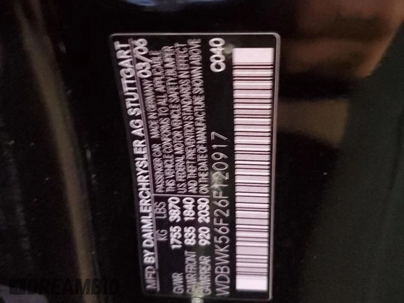 2006 Mercedes-Benz SLK 350 z VIN WDBWK56F26F120917, wystawiony jako Copart lot #43818795 z przebiegiem 202 044 mil mil oraz Szkoda całkowita • Salvage title. Historia ofert i sprzedaży dostępna na DreamBid. Obrazek 12.