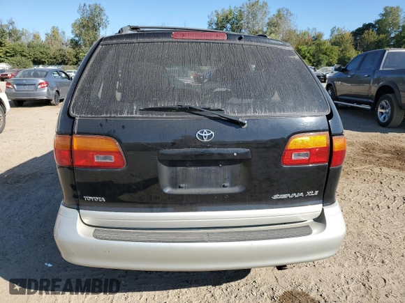 2000 Toyota Sienna LE with VIN 4T3ZF13C5YU287280, listed as a Copart auction lot 71397554 with 162,851 mi miles and Clean Title. Bid and sale history available at carsss.com. Image 6.