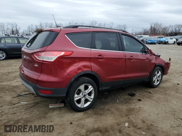 2016 Ford Escape SE with VIN 1FMCU9GX8GUB50543, listed as a Copart auction lot 47682215 with 50,763 mi miles and Salvage Title. Bid and sale history available at carsss.com. Image 3.