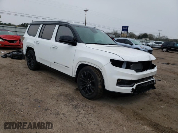 2023 Jeep Grand Wagoneer Series III with VIN 1C4SJVGP5PS570273, listed as a Copart auction lot 83839724 with 4,106 mi miles and Salvage title. Bid and sale history available at DreamBid. Image 4.