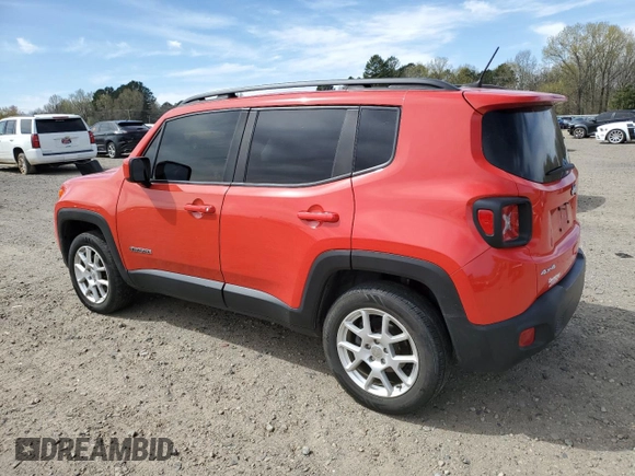 2020 Jeep Renegade Latitude with VIN ZACNJBBB9LPL70906, listed as a Copart auction lot 50027115 with 82,812 mi miles and Salvage Title. Bid and sale history available at carsss.com. Image 2.