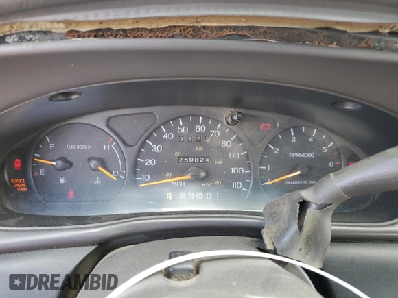 1997 Mercury Sable GS z VIN 1MELM50U1VA620597, wystawiony jako Copart lot #51635765 z przebiegiem 250 824 mil mil oraz Szkoda całkowita • Salvage title. Historia ofert i sprzedaży dostępna na DreamBid. Obrazek 9.