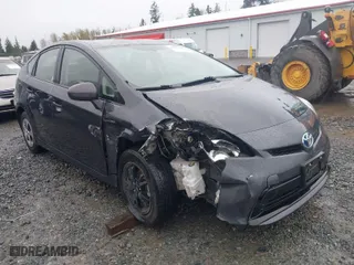 2013 Toyota Prius One with VIN JTDKN3DUXD1658532, listed as a IAAI auction lot 41987029 with 113,962 mi miles. Bid and sale history available at carsss.com. Image 1.