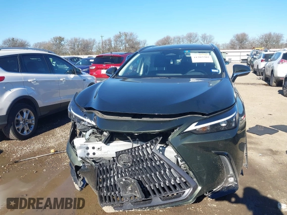 2022 Lexus NX with VIN JTJGGCEZ0N2001029, listed as a IAAI auction lot 41205502 with 26,124 mi miles. Bid and sale history available at carsss.com. Image 12.