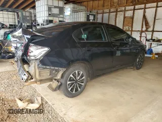 2015 Honda Civic LX z VIN 2HGFB2F55FH511258, wystawiony jako Copart lot #48591675 z przebiegiem 104 146 mil mil oraz Szkoda całkowita • Salvage title. Historia ofert i sprzedaży dostępna na DreamBid. Obrazek 3.