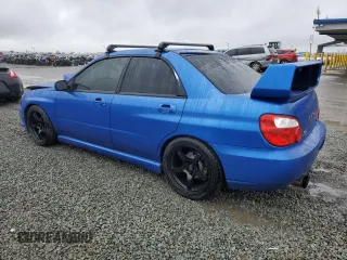 2005 Subaru Impreza Sedan (Natl) WRX with VIN JF1GD29635G517027, listed as a Copart auction lot 45145185 with 116,646 mi miles and Salvage Title. Bid and sale history available at carsss.com. Image 2.