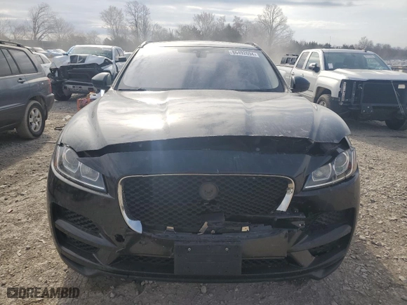 2018 Jaguar F-PACE 25t Premium with VIN SADCJ2FX5JA269668, listed as a Copart auction lot 86492694 with 67,429 mi miles and Salvage Title. Bid and sale history available at carsss.com. Image 5.
