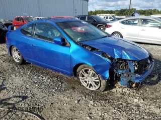 2005 Acura RSX with VIN JH4DC53825S005329, listed as a Copart auction lot 73922634 with 0 mi miles and Salvage Title. Bid and sale history available at carsss.com. Image 4.