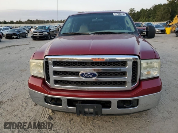 2005 Ford Excursion Special Serv с VIN 1FMNU40LX5EB61764, выставлен на аукционе Copart как лот 75188594 с пробегом Не указан миль и Списание • Salvage title. История ставок и продаж доступна на DreamBid. Изображение 5.