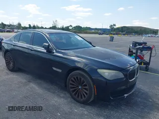 2012 BMW 7 Series 740i with VIN WBAKA4C50CDS99293, listed as a IAAI auction lot 42208510 with 127,631 mi miles and . Bid and sale history available at DreamBid. Image 1.