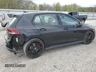 2024 Volkswagen Golf GTI 380 SE with VIN WVW2A7CD4RW145792, listed as a Copart auction lot 50388995 with 10,340 mi miles and Salvage Title. Bid and sale history available at carsss.com. Image 3.