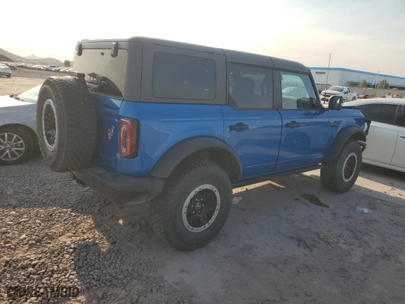 2023 Ford Bronco with VIN 1FMEE5DH6PLA97293, listed as a Copart auction lot 70724884 with 18,653 mi miles and Salvage Title. Bid and sale history available at carsss.com. Image 3.