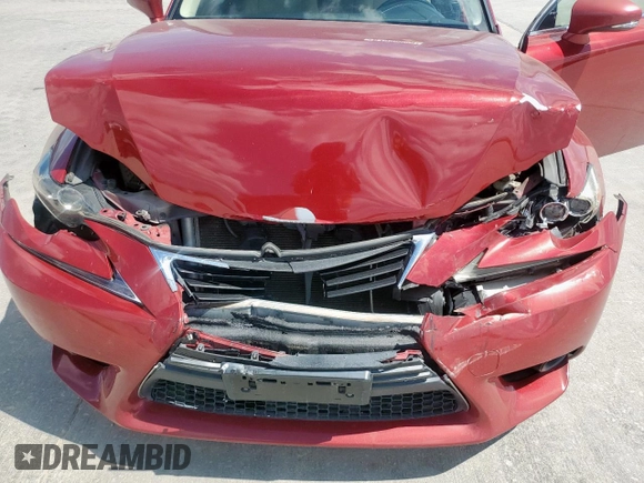 2014 Lexus IS 250 with VIN JTHBF1D28E5021485, listed as a Copart auction lot 61985045 with 117,815 mi miles and Salvage title. Bid and sale history available at DreamBid. Image 11.