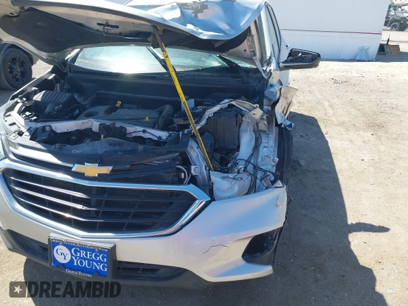 2020 Chevrolet Equinox LT with VIN 3GNAXUEV5LS533929, listed as a IAAI auction lot 41996159 with 46,466 mi miles and . Bid and sale history available at DreamBid. Image 6.