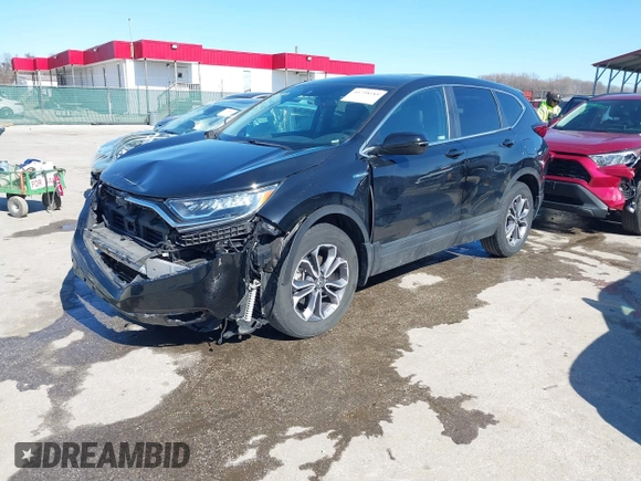 2022 Honda CR-V EX-L with VIN 5J6RT6H89NL009646, listed as a IAAI auction lot 41758189 with 26,256 mi miles and . Bid and sale history available at DreamBid. Image 2.