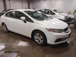 2015 Honda Civic LX with VIN 19XFB2F53FE281911, listed as a IAAI auction lot 41586638 with 200,966 mi miles and . Bid and sale history available at DreamBid. Image 1.