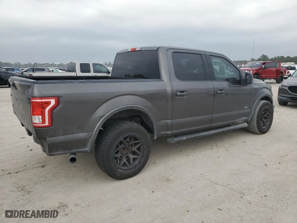 2015 Ford F-150 XL with VIN 1FTEW1CP0FKE71050, listed as a Copart auction lot 44579955 with 166,665 mi miles and Salvage Title. Bid and sale history available at carsss.com. Image 3.