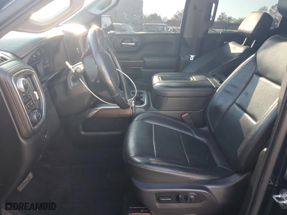 2019 GMC Sierra 1500 SLT with VIN 1GTU9DEL2KZ106515, listed as a Copart auction lot 79877184 with 134,768 mi miles and Salvage Title. Bid and sale history available at carsss.com. Image 7.