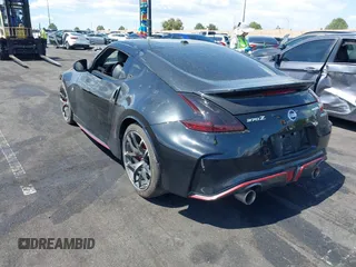 2019 Nissan 370Z Sport Touring with VIN JN1AZ4EH4KM420441, listed as a IAAI auction lot 41937742 with 80,784 mi miles and . Bid and sale history available at DreamBid. Image 3.