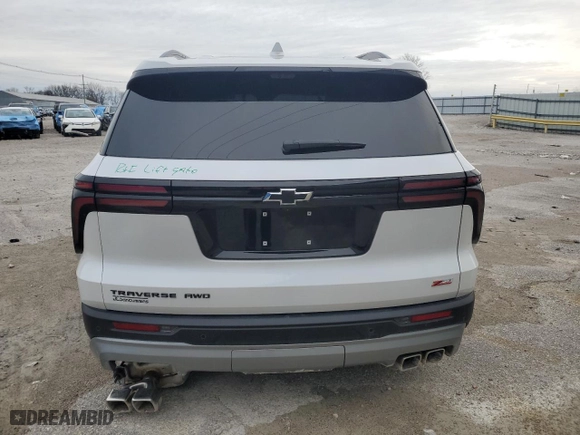 2024 Chevrolet Traverse AWD Z71 with VIN 1GNEVJKS1RJ176467, listed as a Copart auction lot 79734064 with 4,507 mi miles and Salvage Title. Bid and sale history available at carsss.com. Image 6.