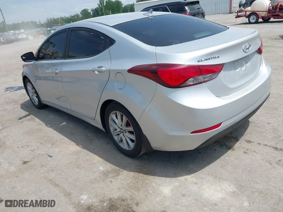2015 Hyundai Elantra Limited with VIN KMHDH4AE4FU264511, listed as a IAAI auction lot 42060996 with 393,303 mi miles. Bid and sale history available at carsss.com. Image 3.