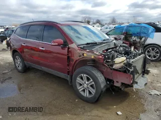 2015 Chevrolet Traverse LT z VIN 1GNKVHKD3FJ268866, wystawiony jako Copart lot #47085565 z przebiegiem 129 477 mil mil oraz Szkoda całkowita • Salvage title. Historia ofert i sprzedaży dostępna na DreamBid. Obrazek 4.