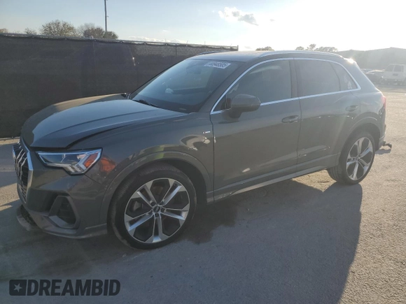 2019 Audi Q3 S line Premium Plus with VIN WA1EECF36K1085069, listed as a Copart auction lot 44948585 with 63,008 mi miles and Non Repairable. Bid and sale history available at carsss.com. Image 1.