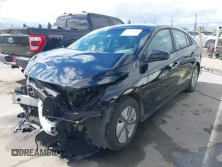 2019 Hyundai Ioniq Blue with VIN KMHC65LC3KU175915, listed as a IAAI auction lot 41778594 with 109,977 mi miles and . Bid and sale history available at DreamBid. Image 2.