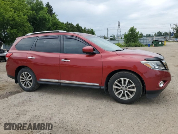 2015 Nissan Pathfinder SL with VIN 5N1AR2MM5FC675140, listed as a Copart auction lot 64462805 with 186,797 mi miles and Clean title. Bid and sale history available at DreamBid. Image 4.