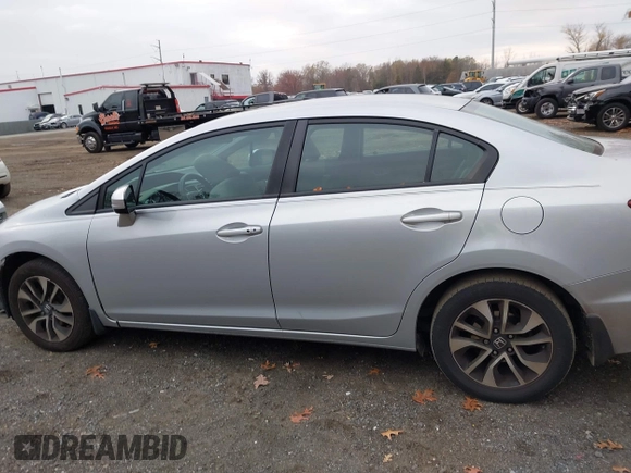 2014 Honda Civic Sedan EX with VIN 2HGFB2F87EH547056, listed as a IAAI auction lot 40908800 with 119,313 mi miles. Bid and sale history available at carsss.com. Image 14.